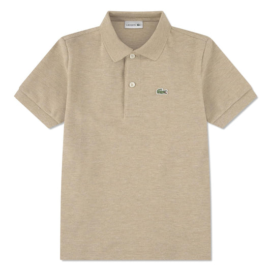 Lacoste Polo Clásico de Piqué para Niño - 3T - Beige Bronceado