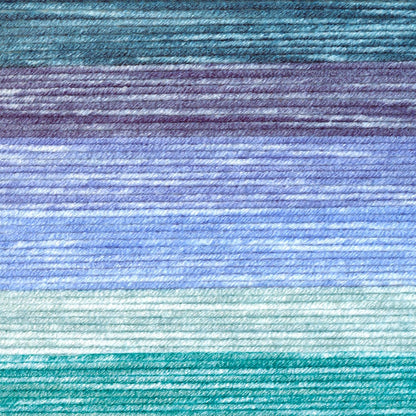 Lion Brand - Hilo de mandala ombré con colores vibrantes, hilo suave para ganchillo y tejer, mantra, 1 paquete
