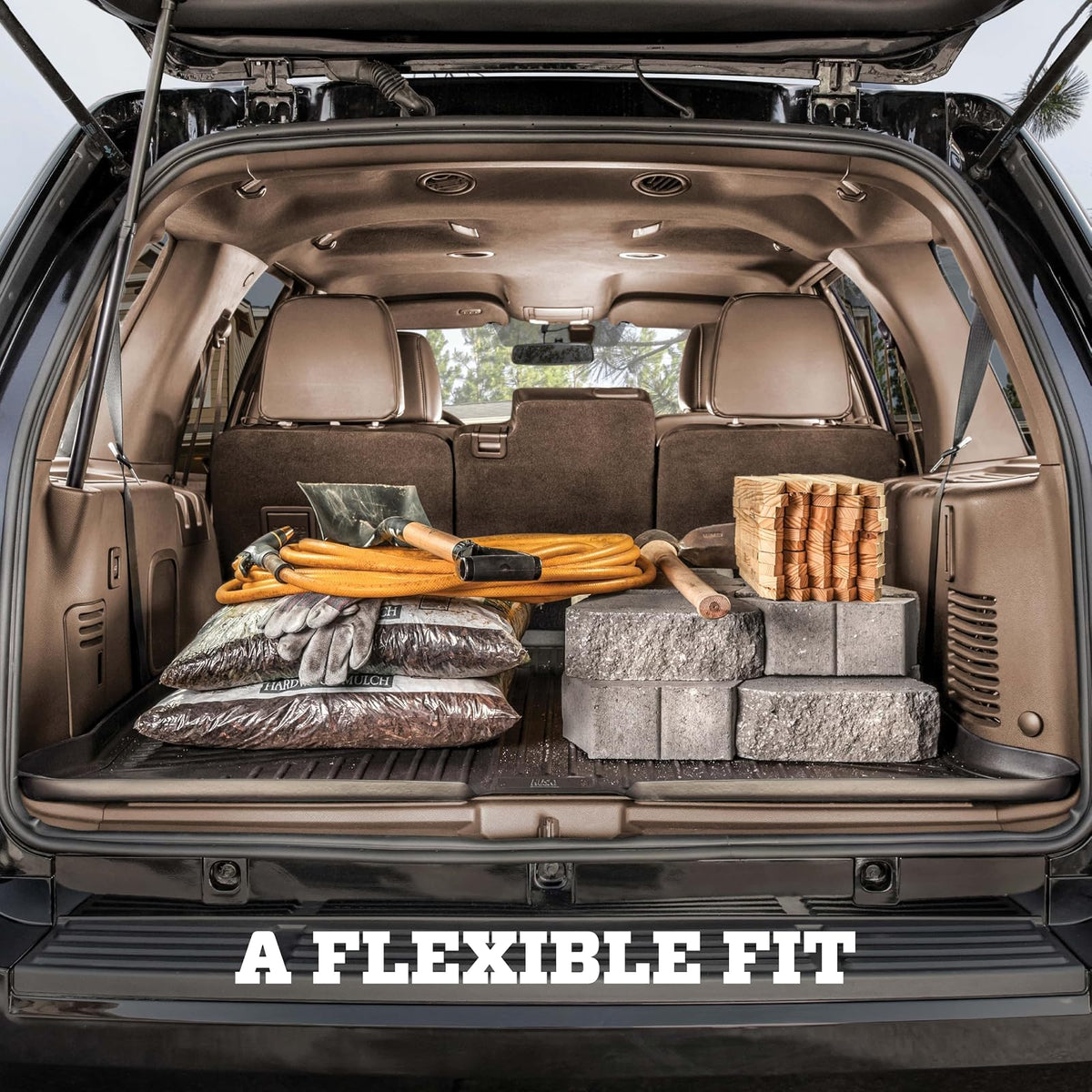 Husky Liners Weatherbeater - Forro de Carga | Se Adapta a Toyota RAV4 2013-2018 (excluye híbrido) | 1 Pieza Negro - 28971