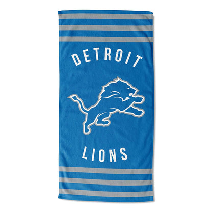 Northwest NFL Unisex-Adult Beach Towel - Leones de Detroit - 30" x 60" - Rayas