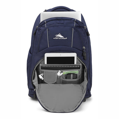 High Sierra Freewheel Mochila con ruedas para laptop, ideal para la escuela secundaria, mochila universitaria, bolsa de escuela con ruedas, mochila de negocios, mochila de viaje, bolsa de mano perfecta para hombres y mujeres