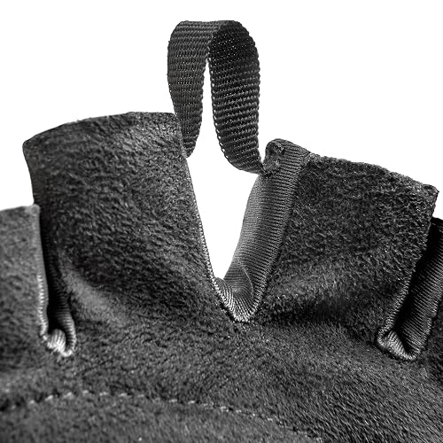 Adidas Guantes Esenciales Ajustables sin Dedos para Hombres y Mujeres, Guantes Acolchados para Levantamiento de Pesas, Correas de muñeca Ajustables para Ajuste Seguro