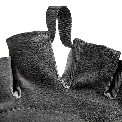 Adidas Guantes Esenciales Ajustables sin Dedos para Hombres y Mujeres, Guantes Acolchados para Levantamiento de Pesas, Correas de muñeca Ajustables para Ajuste Seguro
