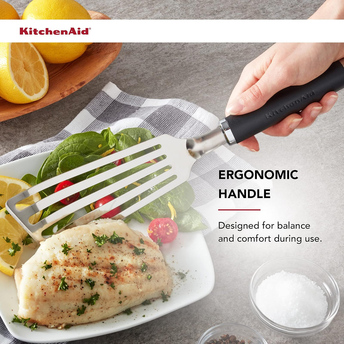 KitchenAid KO024OHOBA Gourmet Girador flexible de acero inoxidable, Negro