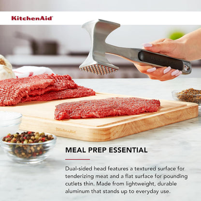KitchenAid Gourmet - Ablandador de carne, talla única, color negro