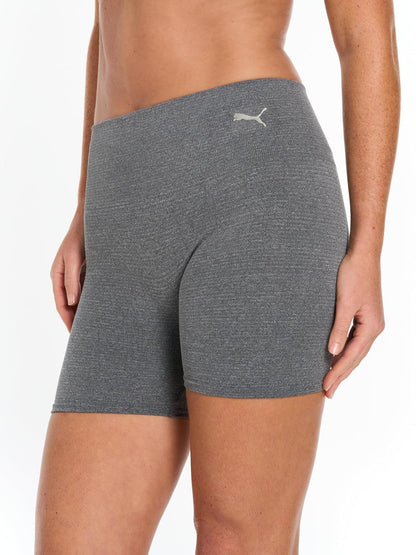 PUMA 2 Pack Rib Bike Short Pantalones Cortos Mujer