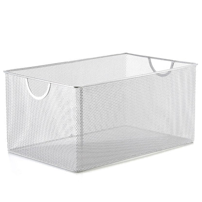 YBM Home 2321 - Cesta de almacenamiento de malla abierta