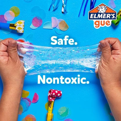 Elmer's GUE Premade incluye 5 juegos de complementos de limo, cubeta de 3 libras, vidrio transparente