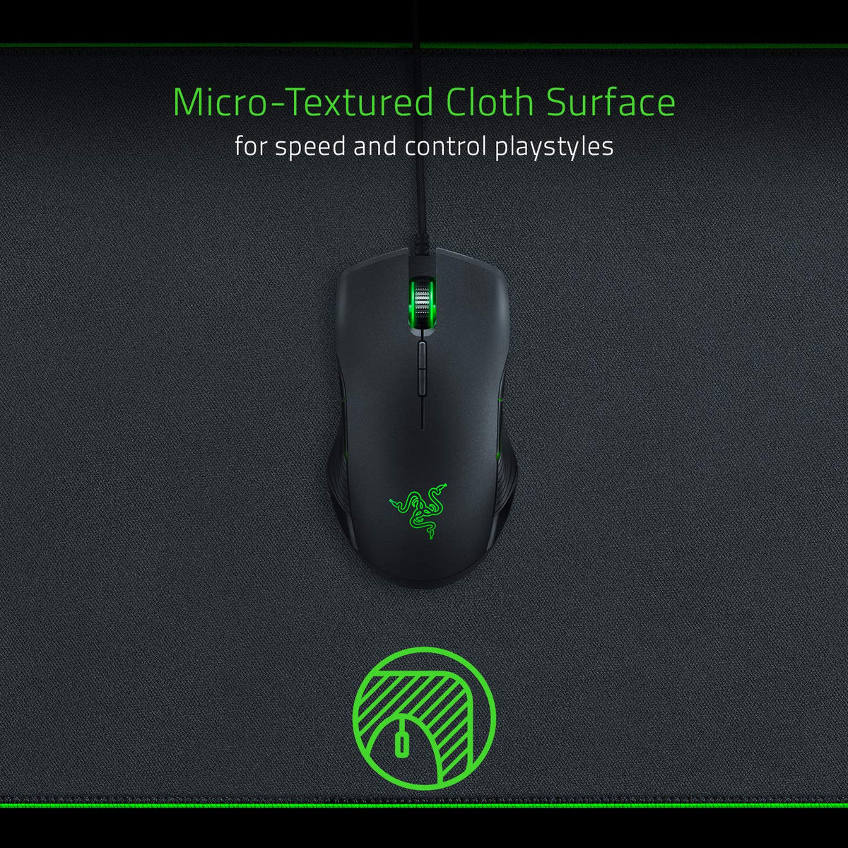 Razer Goliathus Chroma Mousepad Gaming con Iluminacion Chroma RGB - Alfombrilla para Mouse