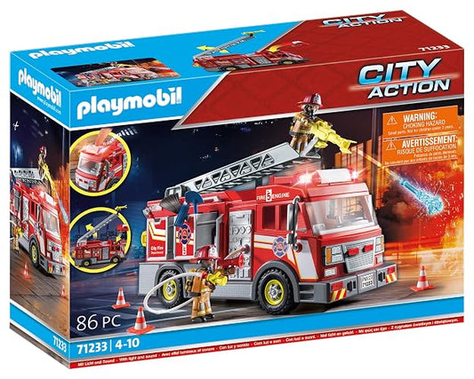Playmobil Camión de Bomberos con Accesorios y 2 Figuras