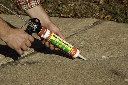 Red Devil 0646 Masonry and Concrete Acrylic Sealant Repair, Gray, 10.1 Oz Cartridge