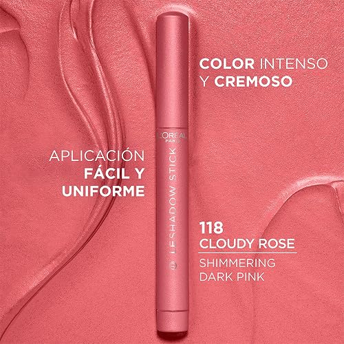 L'Oréal Paris, sombra de ojos en barra tono Cloudy Rose 118