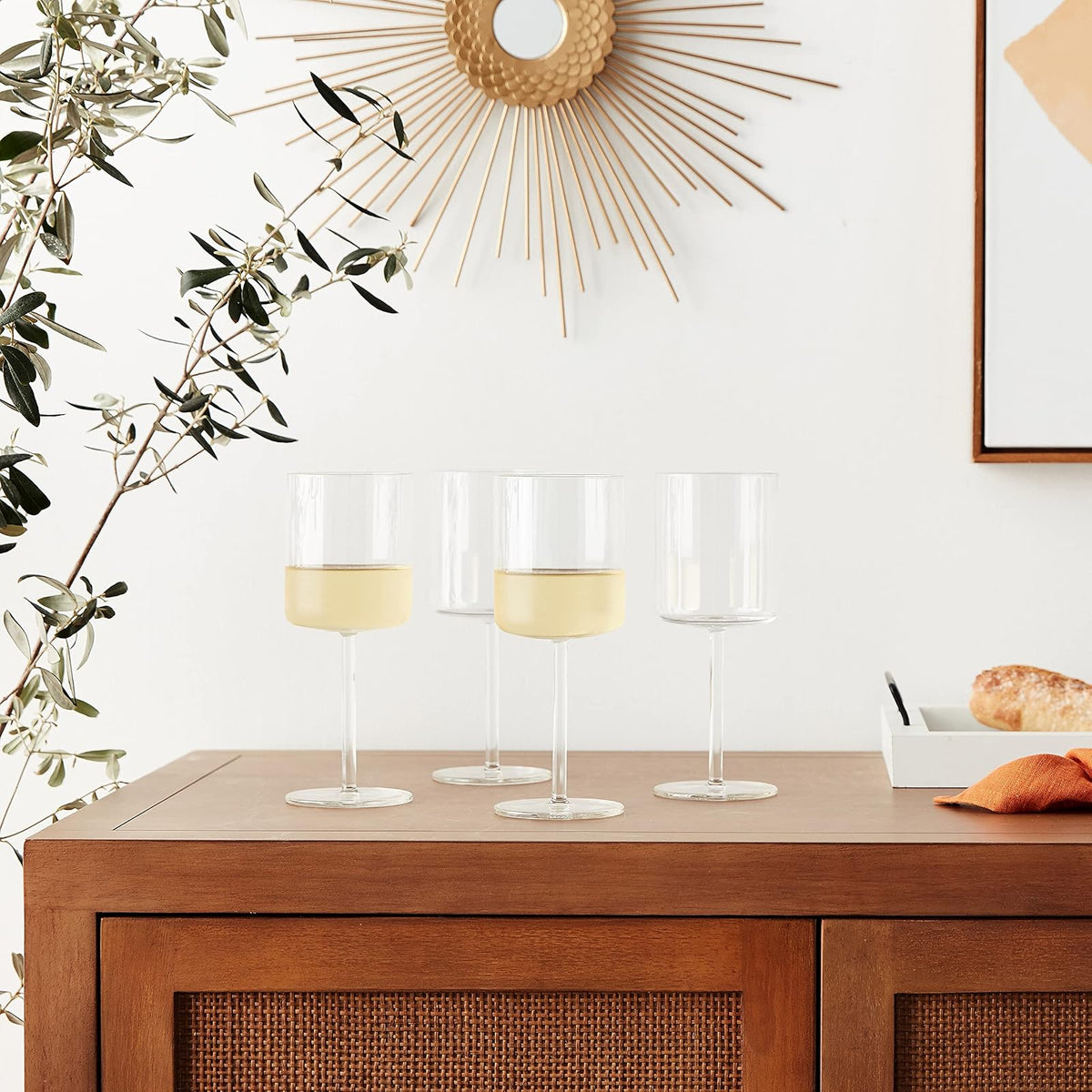 Schott Zwiesel Tritan Crystal Modo Collection, 150 oz, copas de vino blanco, juego de 4