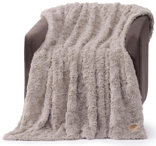 UGG Manta Adalee – Manta Suave de Piel sintética – Ostra