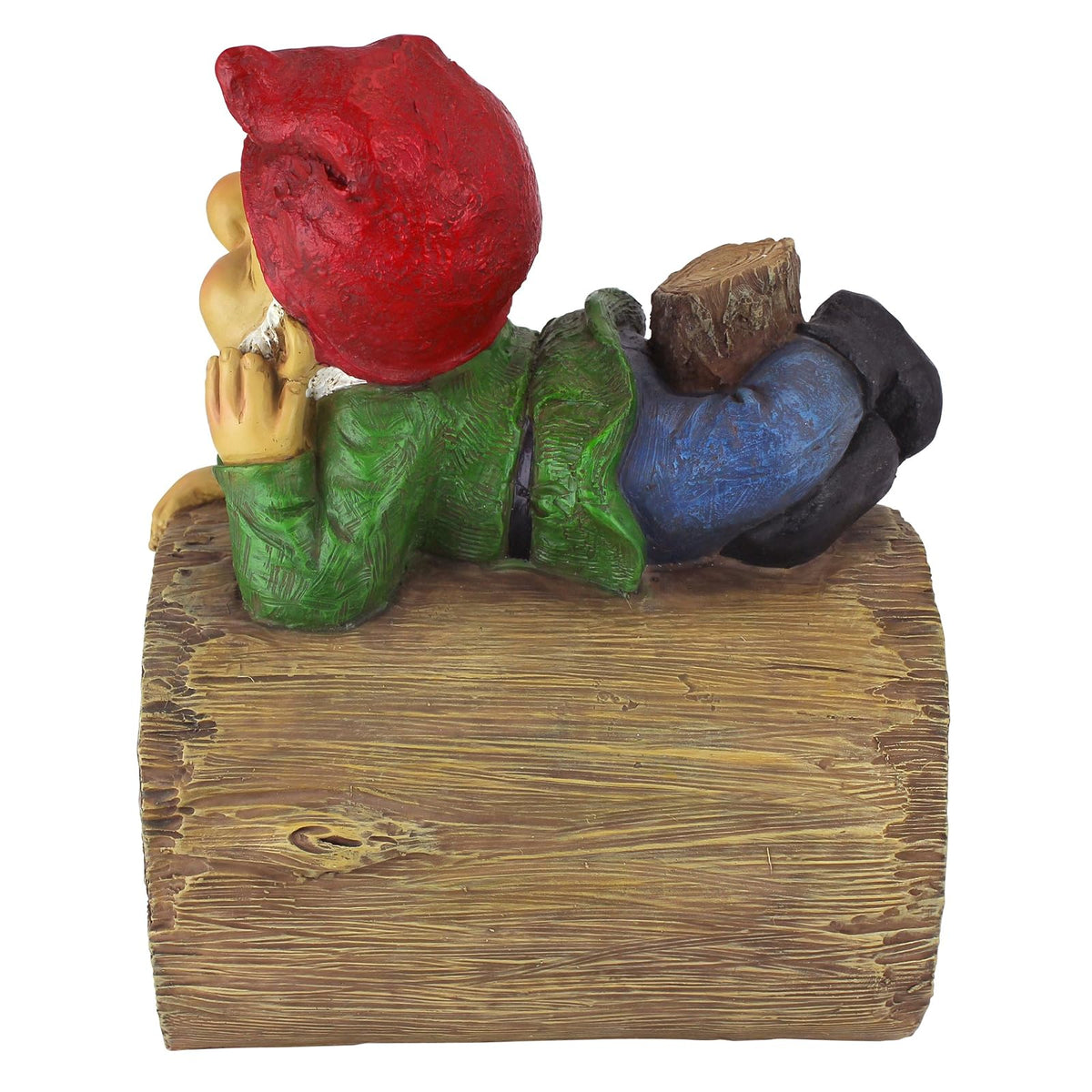Design Toscano Estatua de gnomo de jardín – Stormy The GNOME – Gnomo Extensor de césped – Gnomo de césped