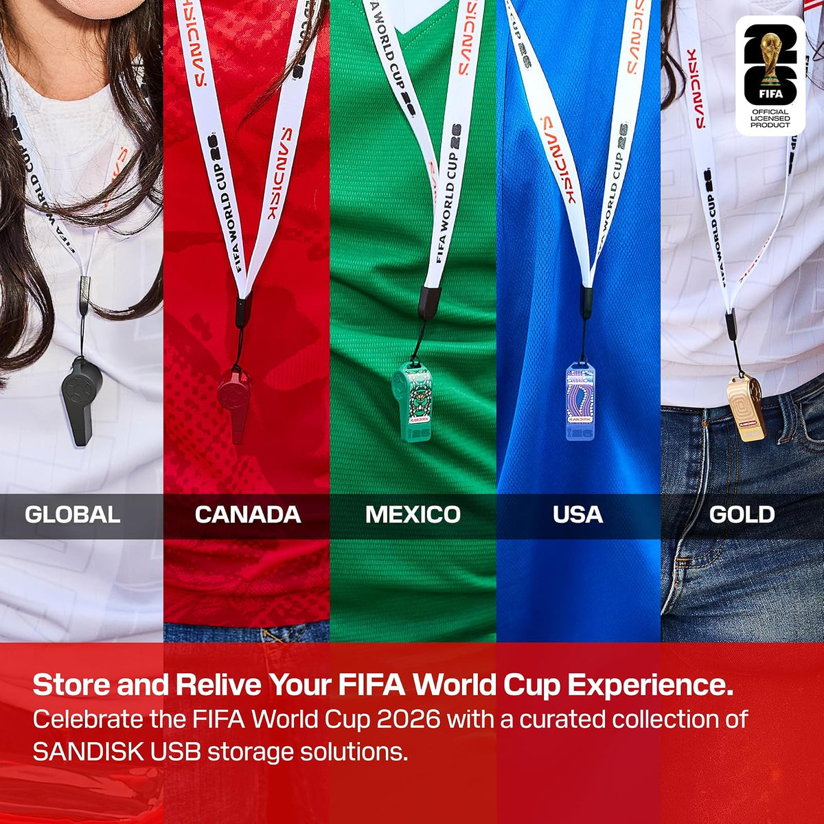Sandisk USB-C Copa Mundial 128GB Gold (SDCZIA-128G-G46GLD)