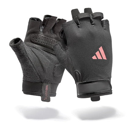 adidas Essential Guantes de Entrenamiento con Cierre de Velcro - G - Rosa