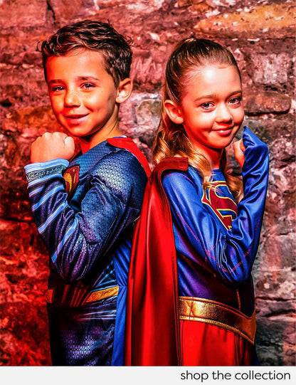 Rubie's Costume Disfraz de Supergirl para niños, Superchica, Rojo, Mediano