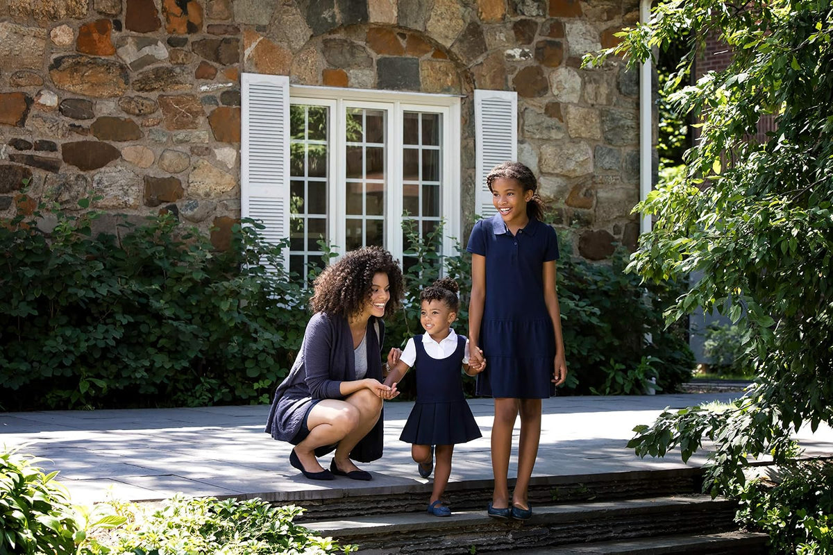 French Toast - Vestido Polo de piqué con Volantes para niña