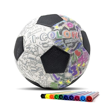 Franklin Sports I-Color - Pelota Deportiva - Personaliza tu Propia Pelota, fútbol, o Pelota de fútbol