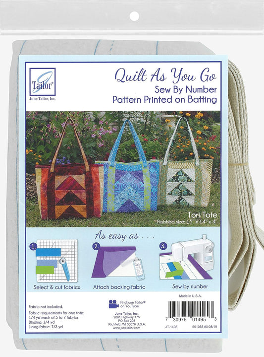 June Tailor Quilt As You Go - Bolsa de Mano - Tori - 1/Paquete