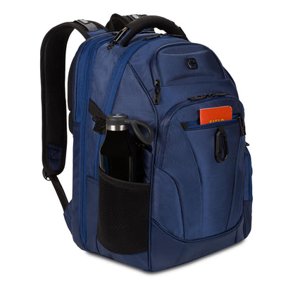 SwissGear 6752 TSA Friendly ScanSmart Laptop Backpack, Fits Most 17 Inch Laptops - Navy Ballistic