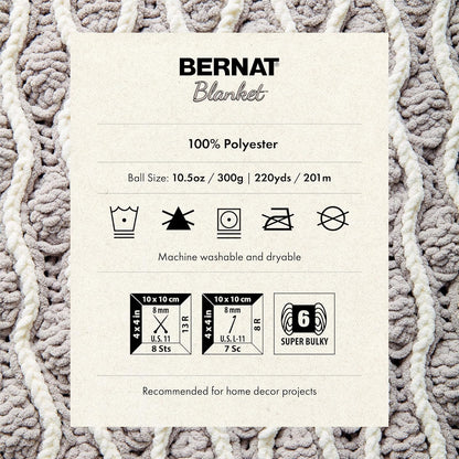 Bernat - Hilo de mostaza quemada (2 unidades), 300 g/10.5 oz, poliéster, supervoluminoso, 220 yardas, tela/ganchillo