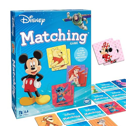 Wonder Forge Disney Juego de Memoria - Divertido Juego de Memoria para niños y niñas a Partir de 3 años - con Personajes clásicos de Disney - Juguetes educativos de Aprendizaje para Preescolar