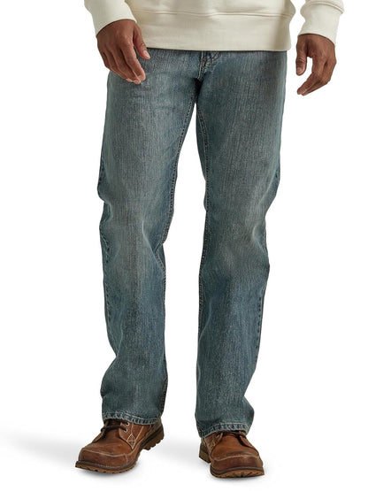 Wrangler Authentics Jean de Corte Holgado para Hombre - Tinted Mid Shade - 34W x 34L