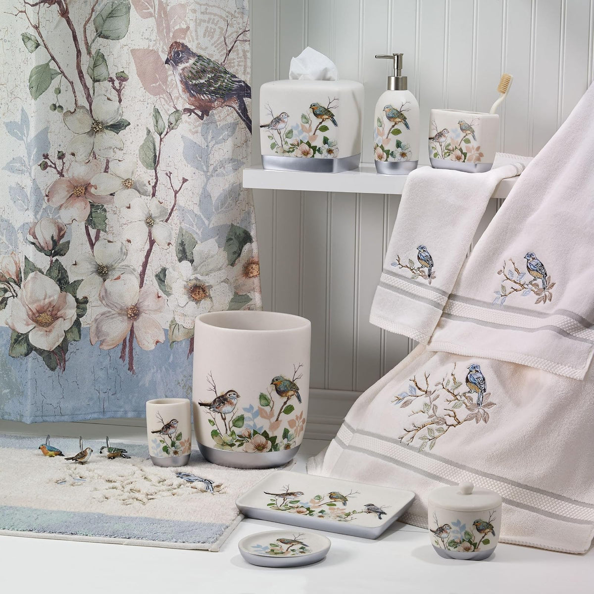 avanti linens Coastal toallas de baño conjuntos, color marfil