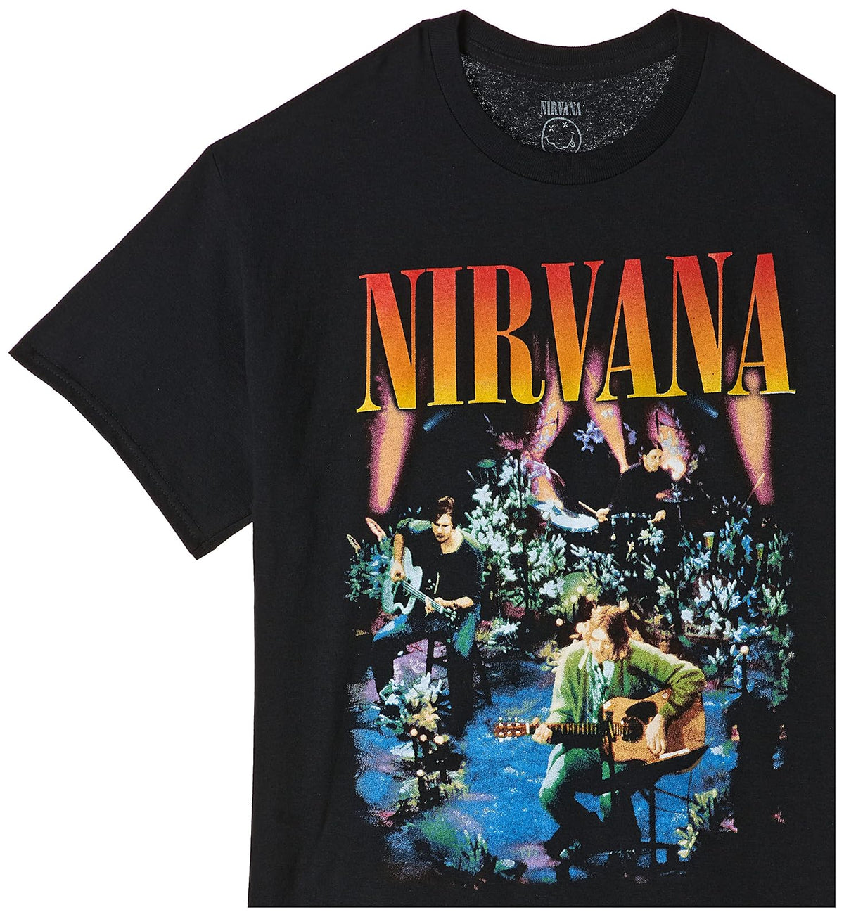 Nirvana Nirvana Live Concert Photo T-Shirt Camiseta Unisex Adulto