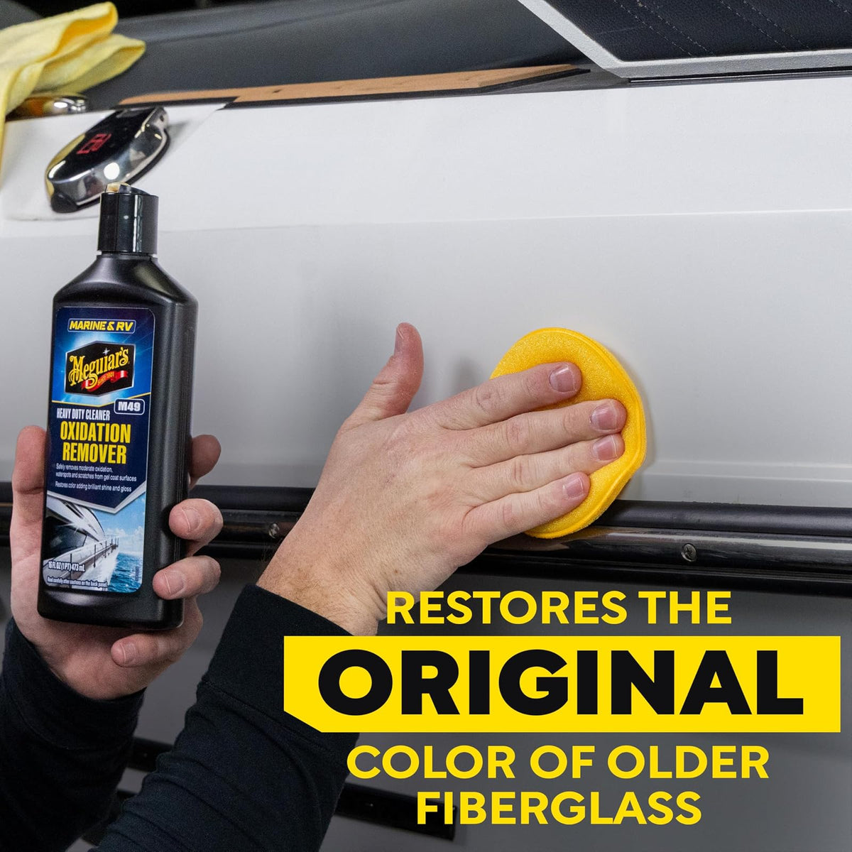 Meguiar's Removedor de Oxidación Heavy Duty M4916 para Barcos y RV, 473 ml