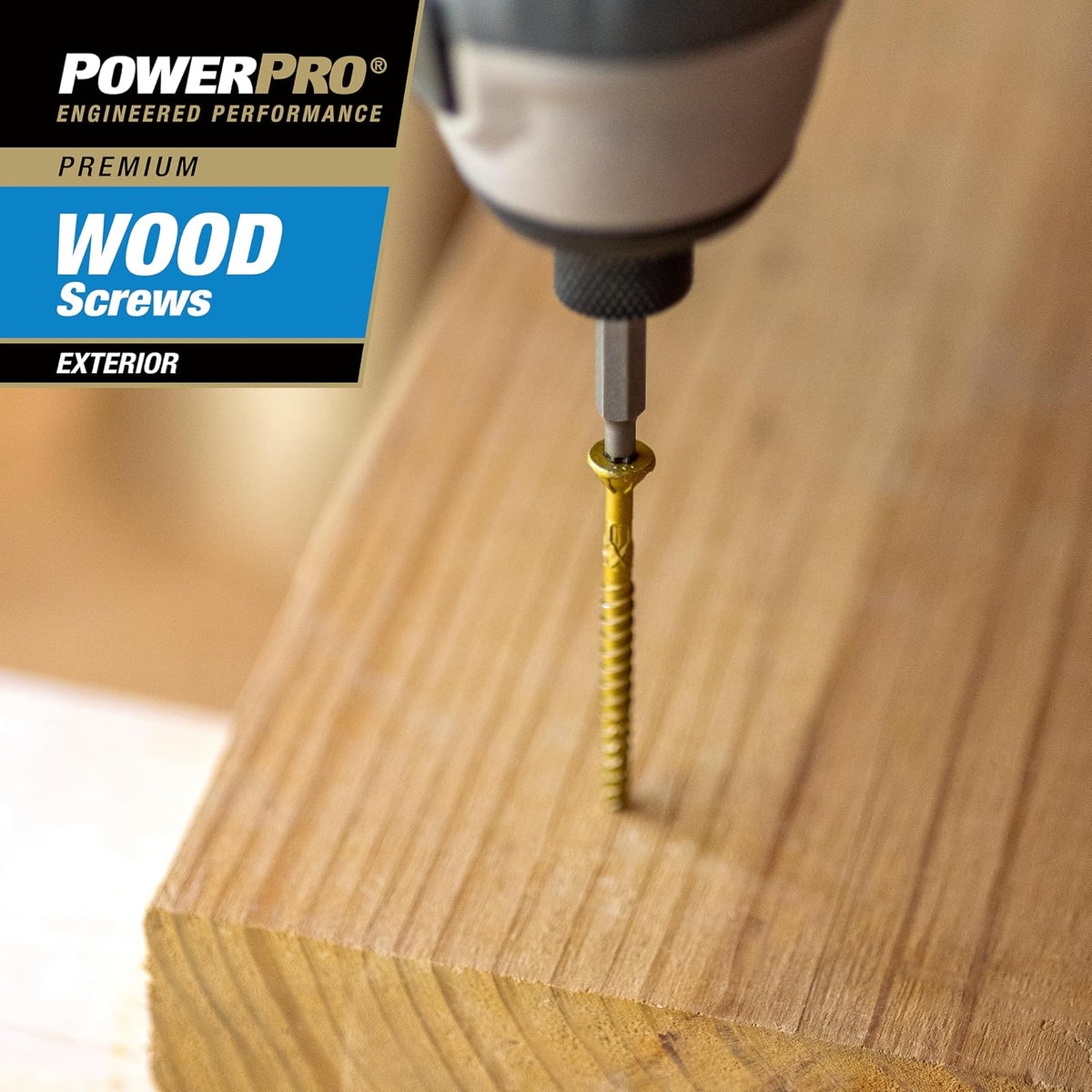Hillman 48594 Power Pro Premium Tornillo para madera exterior, 20.32 cm x 3.17 cm, 0.45 kg, 20 x 3.17 cm