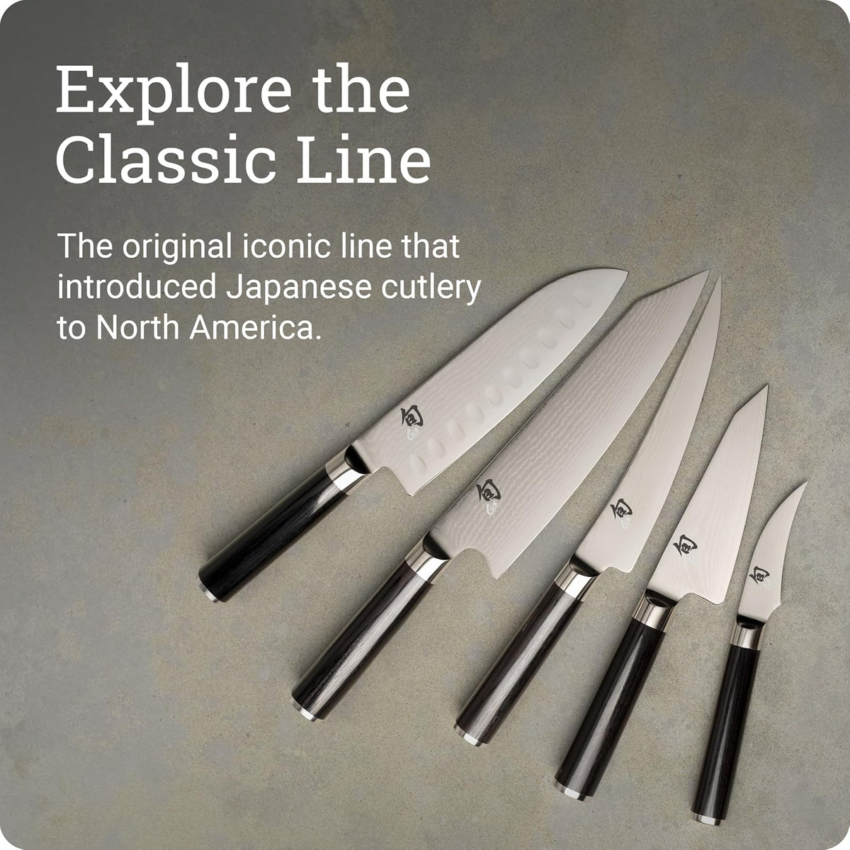 Shun Cuchillo Nakiri Clásico 16,5 cm | Hecho a mano en Japón, hoja de acero doble biselado 16°, mango de madera de ébano en forma de D