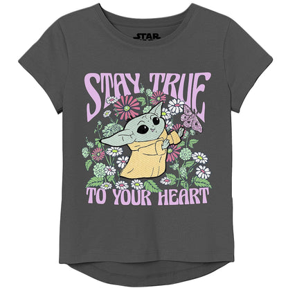 Star Wars The Mandalorian Grogu The Child T-Shirt - Girls 4-16 Camiseta Niñas