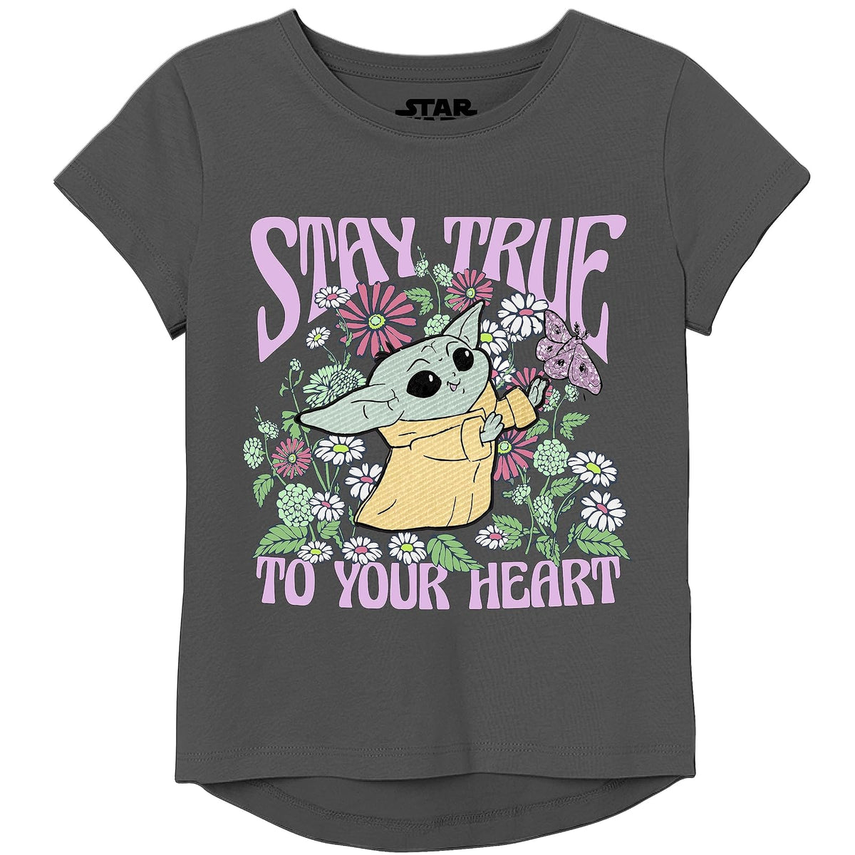 Star Wars The Mandalorian Grogu The Child T-Shirt - Girls 4-16 Camiseta Niñas