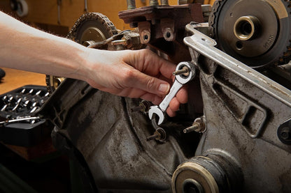 GEARWRENCH Juego de llaves combinadas de carraca SAE/métricas de 14 unidades, 12 puntos, 85206