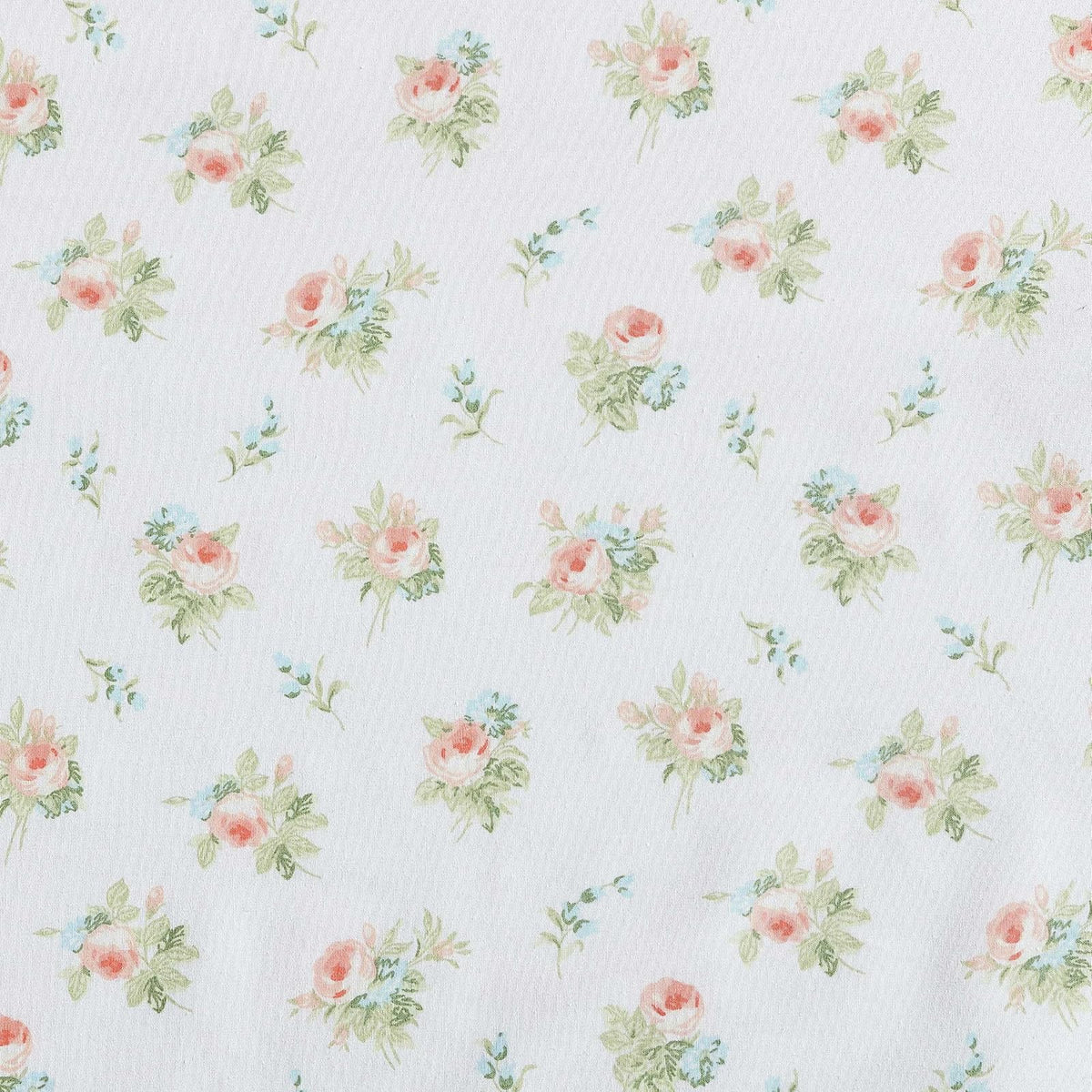 Laura Ashley - Juego de Funda de Almohada estándar, Ropa de Cama de algodón percal Transpirable, decoración Floral para el hogar (Roseford Orange, 2 Piezas)