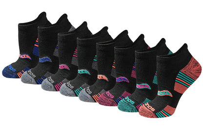 Saucony Calcetines Deportivos Heel Tab para Mujer - M - Varios oscuros (8 pares).