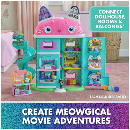 Gabby's Dollhouse: The Movie, Cakey's Sprinkle Cake-Tastic Kitchen, Toy Figure, & Dollhouse Accessories, Kids Toys for Girls & Boys Ages 3 and Up