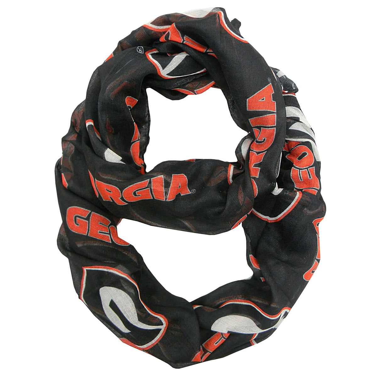 NCAA Infinity Bufanda - Alternate Color - Georgia Bulldogs