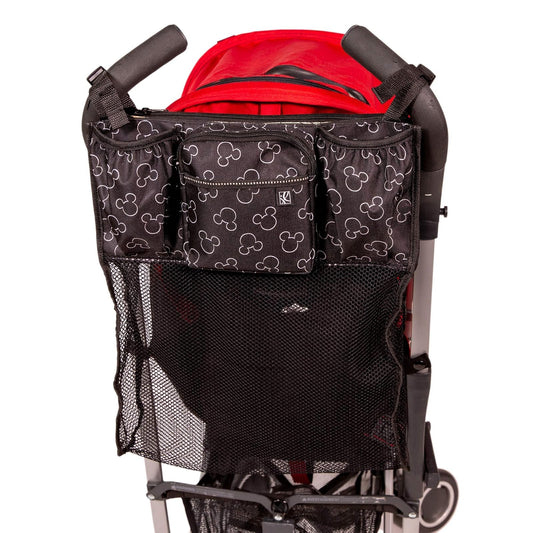 Disney Baby by J.L. Childress Cups 'N Cargo Organizador de carriola universal y accesorio, Mickey Black