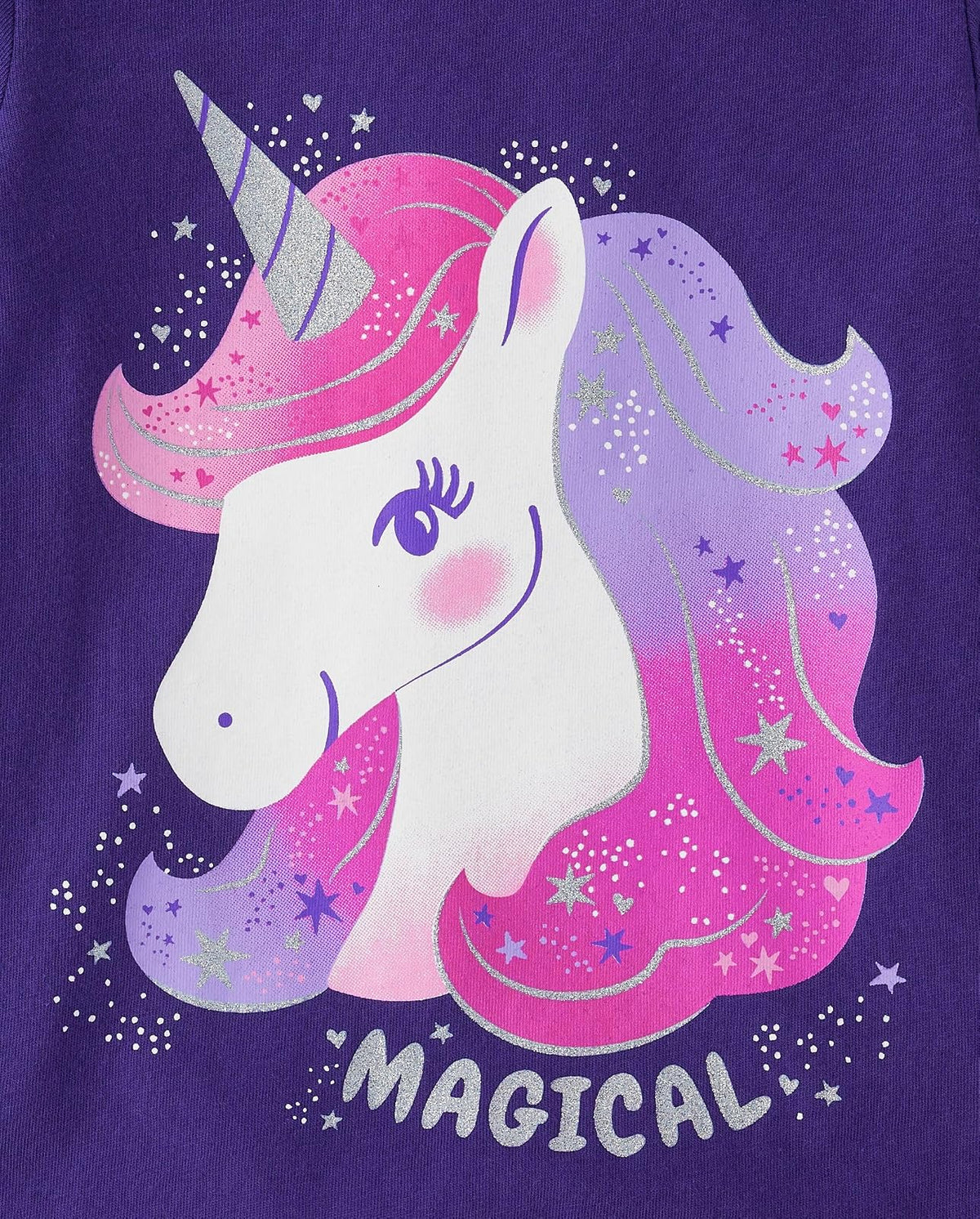 The Children's Place The Children's Place Camiseta de Manga Larga para bebés y niñas pequeñas, Paquete de 3 Camiseta para Bebé-Niñas
