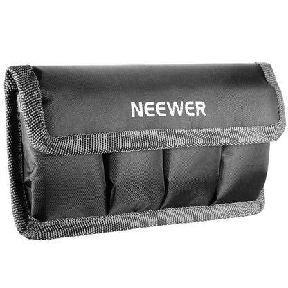 Neewer Bolso de Batería de DSLR para Batería AA y LP-E6 / LP-E8 / LP-E10 / LP-E12 / EN-El14 / EN-El15 / FW50 / F550 y Más, Apto para Batería de Nikon D800, Canon 5DMKIII, Sony A77