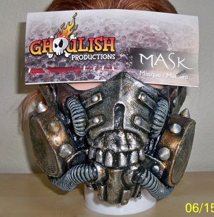 Doomsday Muzzle, Máscara de Gas ApocalÍptica de Látex, Disfraz Futurista Apocalíptico Estilo Steampunk Ideal para Halloween