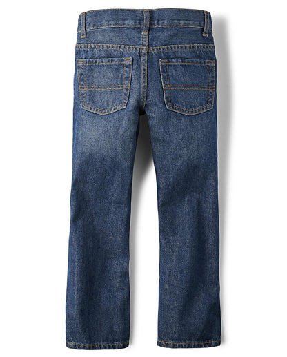 The Children's Place Pantalones Vaqueros para niños, Paquete de 2 Jeans para Niños