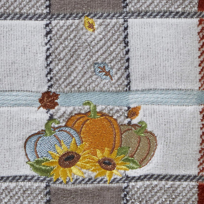 SKL Home - Juego de Toallas de Mano para baño, Cocina, Bar y Regalo, 16 x 25 Pulgadas, Color Gris, 2 Unidades