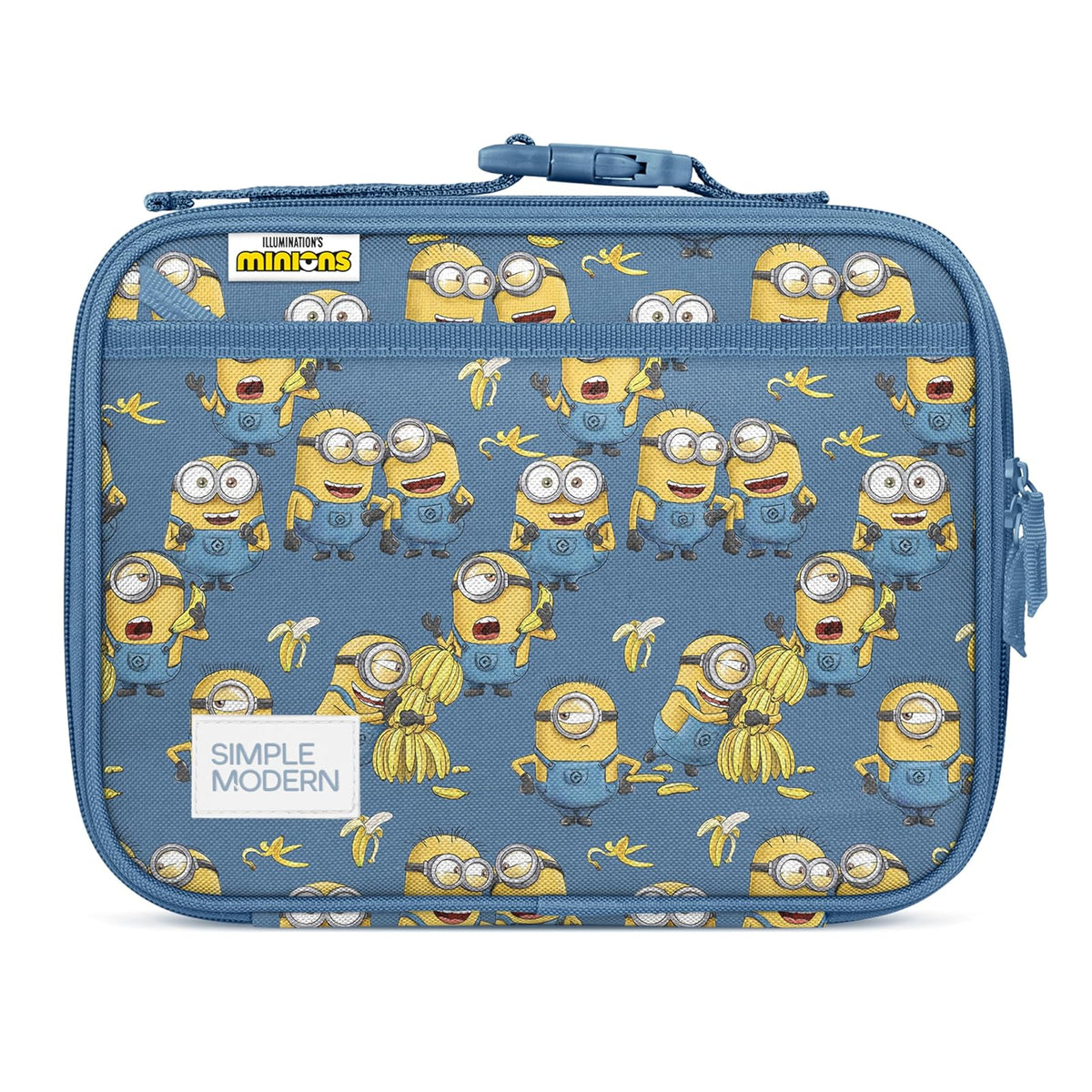 Simple Modern Fiambrera Infantil Reutilizable con Bolsillos, 4 L - Regular - Minions: Unite