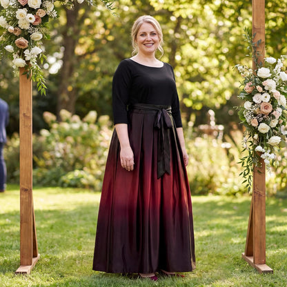 S.L. Fashions Vestido de Fiesta Largo satén sin Mangas Vestido para Ocaciones Especiales para Mujer
