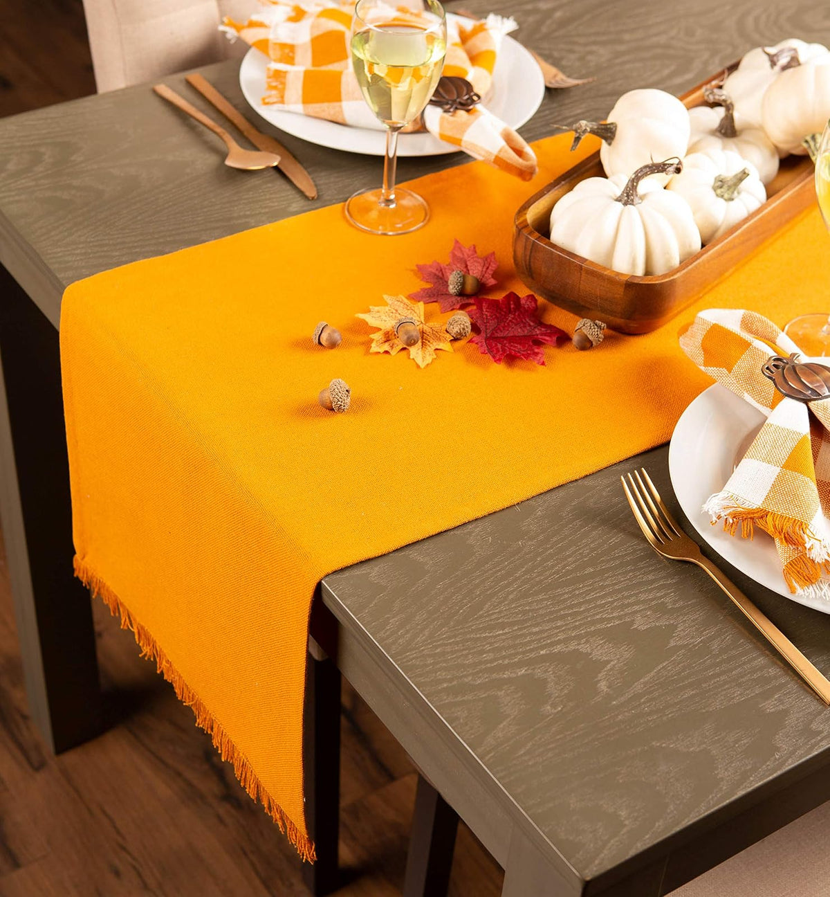 DII Camino de Mesa, Camino de Mesa 35.5x182.8 cm, Pumpkin Spice, Table Runner 14x72, 1, 1
